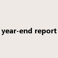 year-end report是什么意思