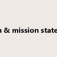 vision & mission statement是什么意思