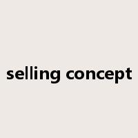 selling concept是什么意思