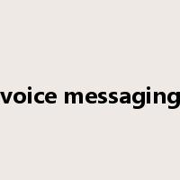 voice messaging是什么意思