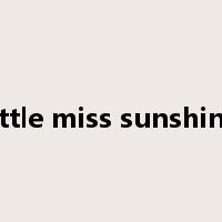 little miss sunshine是什么意思