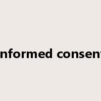 informed consent是什么意思