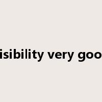 visibility very good是什么意思