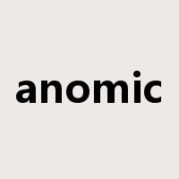 anomic是什么意思