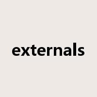 externals是什么意思