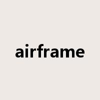 airframe是什么意思