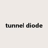 tunnel diode是什么意思