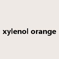 xylenol orange是什么意思