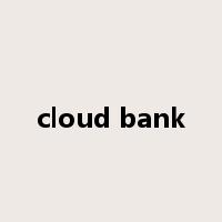 cloud bank是什么意思