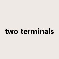 two terminals是什么意思
