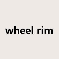 wheel rim是什么意思