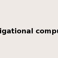 navigational computer是什么意思