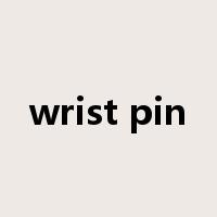wrist pin是什么意思