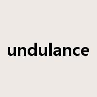 undulance是什么意思