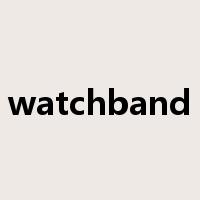 watchband是什么意思