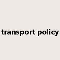 transport policy是什么意思