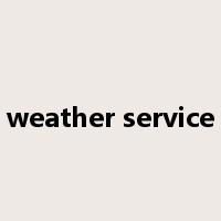 weather service是什么意思