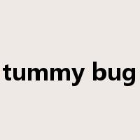 tummy bug是什么意思
