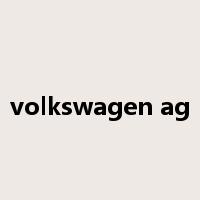 volkswagen ag是什么意思