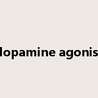 dopamine agonist是什么意思