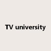 TV university是什么意思