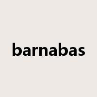 barnabas是什么意思