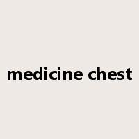 medicine chest是什么意思