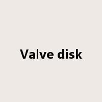 Valve disk是什么意思