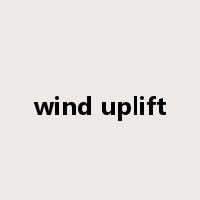 wind uplift是什么意思