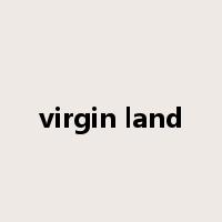 virgin land是什么意思