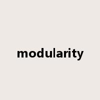 modularity是什么意思
