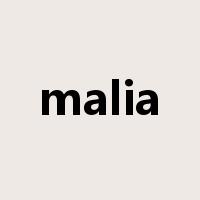 malia是什么意思