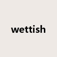 wettish是什么意思