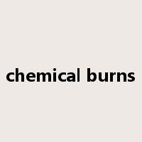 chemical burns是什么意思