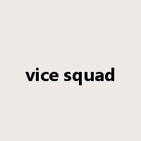 vice squad是什么意思