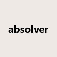 absolver是什么意思