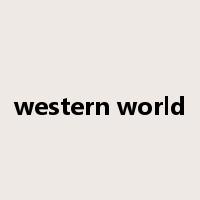 western world是什么意思