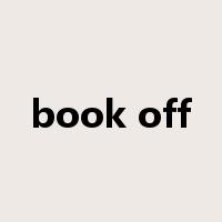 book off是什么意思