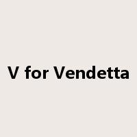 V for Vendetta是什么意思