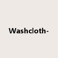 Washcloth-是什么意思