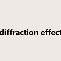 diffraction effect是什么意思