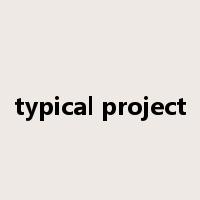 typical project是什么意思