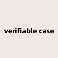 verifiable case是什么意思