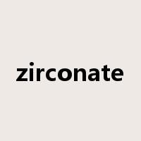 zirconate是什么意思