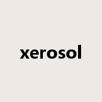 xerosol是什么意思