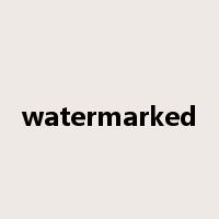 watermarked是什么意思