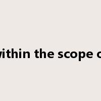 within the scope of是什么意思