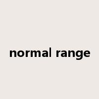 normal range是什么意思