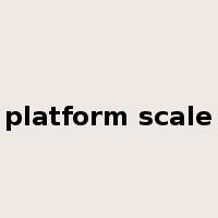 platform scale是什么意思