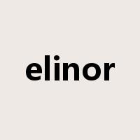 elinor是什么意思